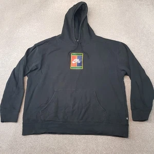 Nike Herren Hoodie 2XL XXL Schwarz Sweatshirt Pullover SB Court Heritage Pulli - Bild 1 von 11