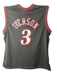 Allen Iverson Philadelphia 76ers Signed Mitchel & Ness Jersey (Schwartz) - Picture 1 of 4