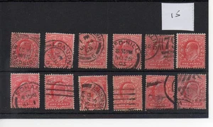 GB - Edward V11 (A 15) - 1d Wert - 12 Exemplare - gebraucht - Bild 1 von 1