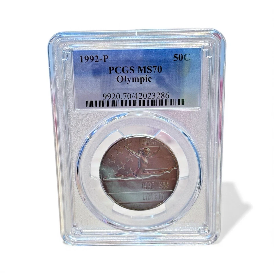 1992 P- Olympics Commemorative-MS 70, 11/21/25, FREE SHIPPING - Image 1 of 2