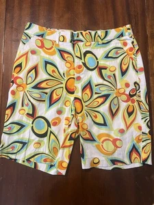 Loudmouth Golfshorts Herren 36 weiß bunt Paisley Chino - Bild 1 von 9