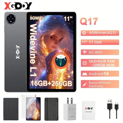 NEW 2025 FHD Tablet Pro 11.0" (1280 x 800) 256GB Octa Core CPU 13MP Android 14OS - Image 1 of 4