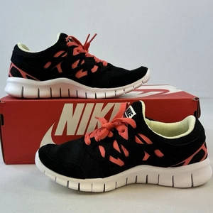 Nike Free Run 2 Women's Size 9 Pink Black Lime Ice Magic Ember Running Shoes - Picture 1 of 7