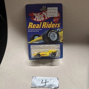 Hot Wheels Lightning Gold Real Riders 4372 New in Package 1983 Yellow - Picture 1 of 14