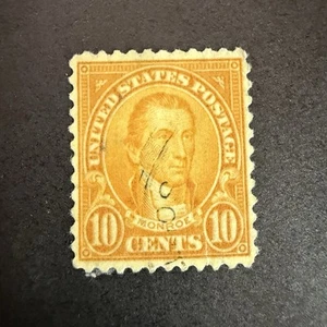 US Scott# 642 10c Monroe Used - Picture 1 of 2