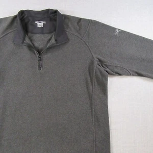 Arc'teryx Polartec 1/4 Zip Fleece Long Sleeve Pullover Mens XL Gray - Picture 1 of 9