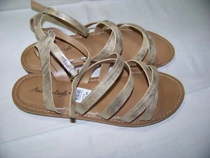 American Eagle Women's Strappy Sandals Tan Color Size 11 - Picture 1 of 4