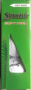 Srixon Soft Feel White Golf Balls 3 Pack - Picture 1 of 4