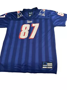 Ben Coates #87 New England Patriots NFL Adidas Vintage Royal Blue Jersey Sz XL - Picture 1 of 7