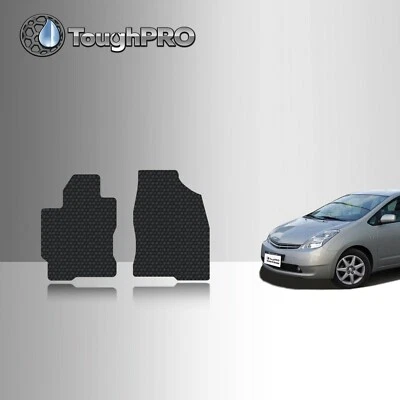 Alfombrillas delanteras ToughPRO negras para Toyota Prius All Weather ajuste personalizado 2004-2009 Foto 1 de 4