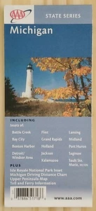 Road Map Michigan State Series AAA USA 2002 Edition Folding Paper Travel - Picture 1 of 6