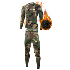 Men Long Johns Thermal Underwear for Winter Ski Warm Fleece Lined Base Layer Set - Picture 1 of 11