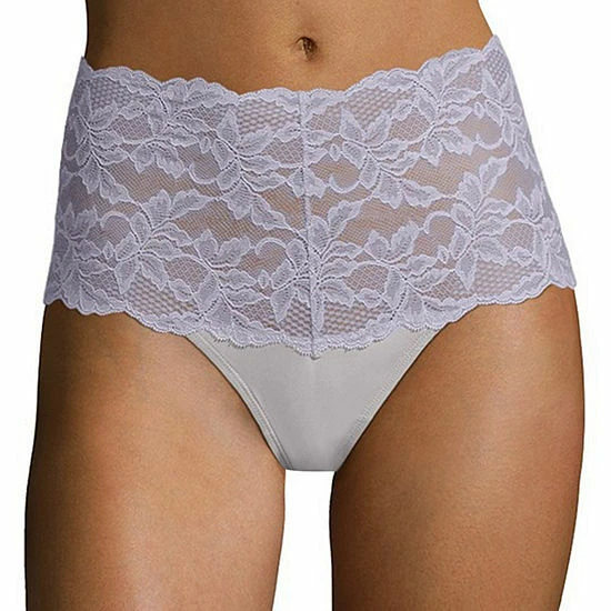 Ambrielle Tanga de Encaje Bragas Talla Pequeña (5) Edición Limitada Lila Gotas de Lluvia Foto 1 de 1