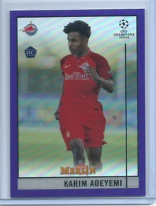 Karim Adeyemi Rookie RC Purple /299 2020-21 Topps Merlin Chrome UEFA - Picture 1 of 2