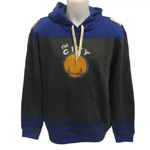 NBA Nuova Felpa con cappuccio uomo Golden State Warriors Small-2X The City - Foto 1 di 2