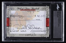 2018 Leaf Hall of Fame Edition Bob Gibson Manufacturer Cut Signature Auto HOF