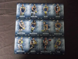 2016 SELECT FOOTY STARS AFL CARDS WEST COAST EAGLES BASIC TEAM SET - Picture 1 of 1