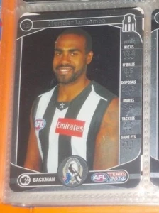 2014 Teamcoach Collingwood Silver Card #13 Heritier Lumumba - Picture 1 of 1