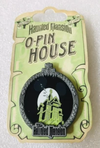 DISNEY HAUNTED MANSION O'PIN HOUSE HAUNTED MANSION PIN FULL MOON GLOWS 2009 NEW - Picture 1 of 2