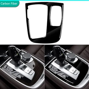 Cubierta del panel de cambio de marchas de consola negro piano para BMW Serie 7 G11 G12 2016-22 - Imagen 1 de 9