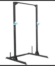 200kg max Weight Squat Rack with Pull Up Bar Fitness Gym Workout Cage Bench No6