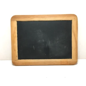 Schiefer Kreidetafel doppelseitig 8,5 x 6,5 Portugal Schulhaus Handheld Vintage - Bild 1 von 8