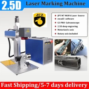 2.5D JPT 60-300W Mopa M7 Faserlaser Markiergerät EZCAD 3 Auto Z Achse 200mm - Bild 1 von 18