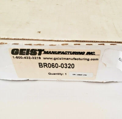 NOS Geist Relocatable Power Tap BR060-0320 20A 125VAC 50/60 Hz Input/Output  - Image 1 of 4