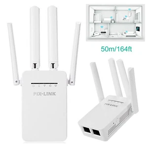 Wifi Extender Repeater Range Amplifier Router Signal Booster Wireless 300Mbps - Picture 1 of 13
