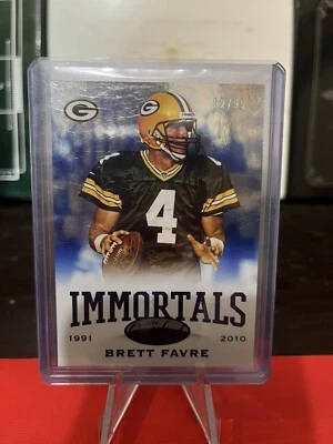 2014 Panini Certified Brett Favre Immortals Blue /99 No. 178 Packers - Image 1 of 2