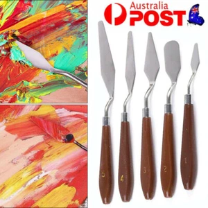 Casual Palette Knifes Set Artist Palete Pallet Knives Metal Spatulas Mixing Tool - Picture 1 of 12