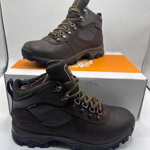 Timberland Mt. nuovo con scatola Madsen Stivali da trekking medi impermeabili uomo marrone scuro pieno fiore - Foto 1 di 12