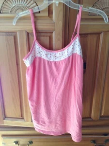 Top camisola para mujer melocotones y crema con ribete de ojales de Roxy talla grande - Imagen 1 de 6