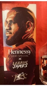 Hennessy x LeBron James Limited Edition Bottle BOX ONLY Empty NBA Basketball Rap - Picture 1 of 3