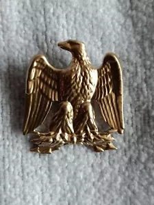 Aigle impériale Doré Napoléon avec anneaux de fixation 4 cm x 3,5 cm** - Foto 1 di 2