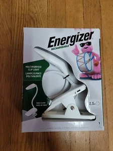Energizer Rechargeable LED Clip Warm & White Book Light NIB - Picture 1 of 7