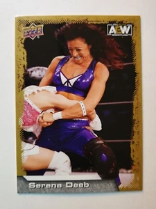 2022 Upper Deck AEW Wrestling #38 SERENA DEEB GOLD - Picture 1 of 2