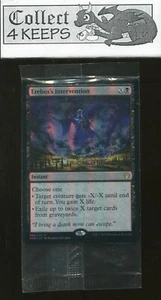 Lámina de promoción de prelanzamiento de intervención de Erebos Theros Beyond Death sellada - Imagen 1 de 2