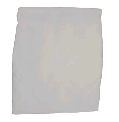 Silla lateral de comedor larga clásica Pottery Barn funda de repuesto sarga blanca  Foto 1 de 4