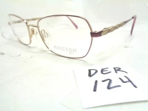 New ARISTAR Eyeglasses by Charmant Rectangular AR 6899 534 Gold Purple (DER-124) - Picture 1 of 5