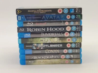 Blu Ray Bundle Avatar Beowulf Immortals The Eagle Etc - Image 1 of 4