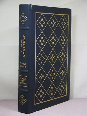 1st,signed by2(auth,int),LaNague 4:Dydeetown World by F Paul Wilson,Easton Press - Image 1 of 4