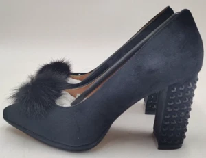 Damen Pumps Schwarz Gr 37 Eferri Rabbit Damenschuhe Absatz ZJI0718 - Bild 1 von 14