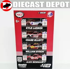 HENDRICK MOTORSPORTS 40TH ANNIVERSARY 4-CAR SET 1/64 ACTION I/S - Picture 1 of 3