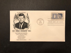 U.S. Stamps, Scott # 1246, First Day Cover (FDC), JFK Fleetwood Cover, NH