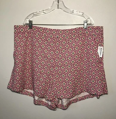 Nuevo con etiquetas Pantalones Cortos Old Navy Para Mujer Talla XXL Floral Playa Pull-on Tiro Alto Rayón Foto 1 de 4