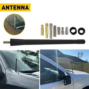 7 in Car Radio AM/FM Antenna Aerial Signal Booster Black Auto Accessories AUXITO - Picture 1 of 10