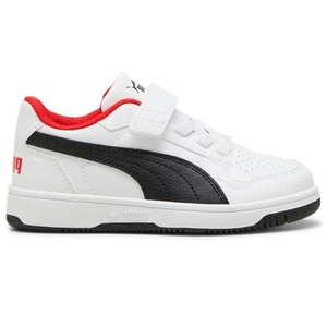 PUMA REB L TD Scarpe Sneakers Bambino Bambina 398996 08 Bianco Nero - Foto 1 di 6