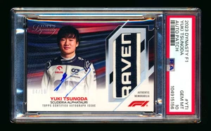 2023 Topps Dynasty F1 Yuki Tsunoda Logo Patch Auto Autograph #4/10 PSA 10 POP 1! - Picture 1 of 2