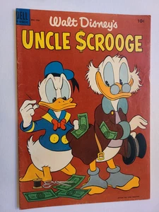 WALT DISNEY'S UNCLE SCROOGE # 4 (FIRST ISSUE) DELL 1954 - Picture 1 of 5